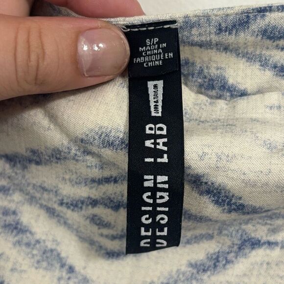 Design Lab Lord & Taylor Blue Tie Dye Shorts‎ Small Art - Picture 3 of 5